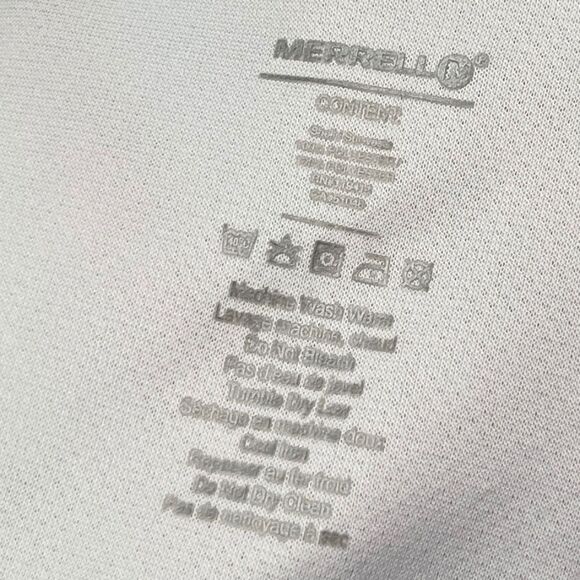 Merrell Morpheus T-shirt Ecru Mens Small UPF 20+ - Picture 11 of 12